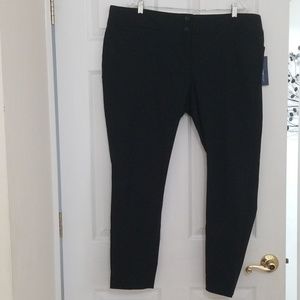 Eloquii Black straight leg pants